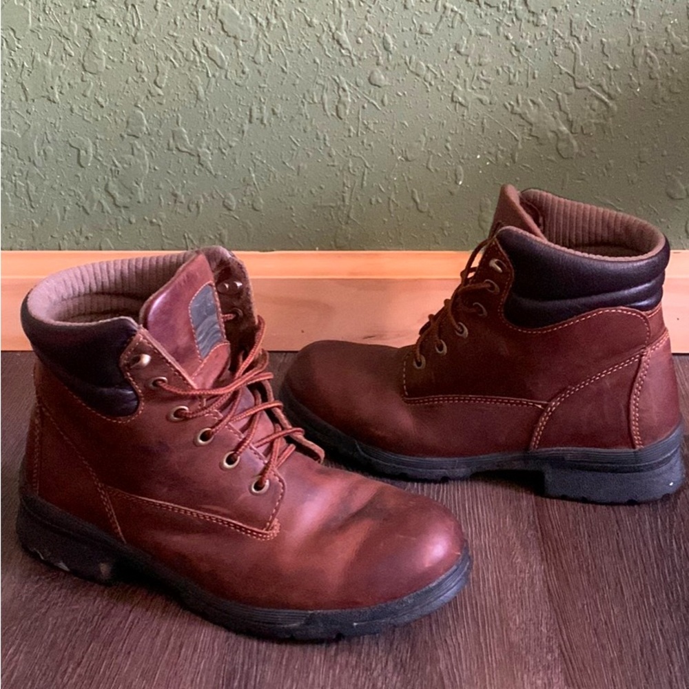 Timberland Boots Womens Brown Leather Pro 8 1/2 M  Work Boots